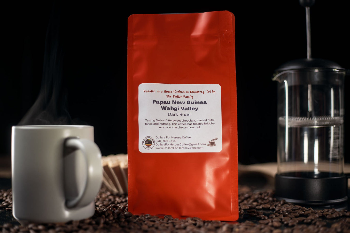 PAPUA NEW GUINEA Wahgi Valley - Fresh Roasted Coffee - Whole Bean -1lb or 4oz sample bag